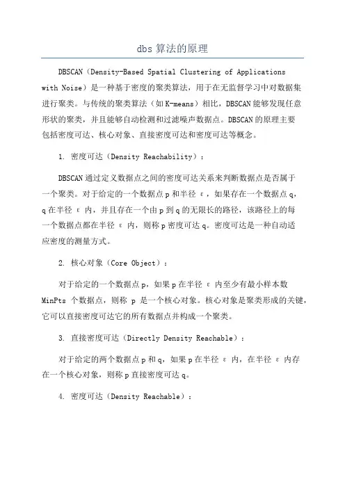 dbs算法的原理