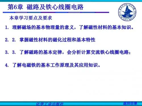 第六章磁路及铁芯线圈电路-文档资料
