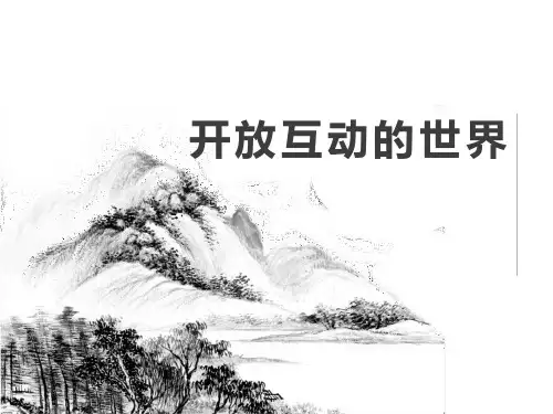 《开放互动的世界》PPT课件