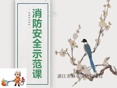 消防安全示范课课件