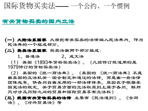国际货物买卖法