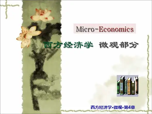 第四章 生产函数