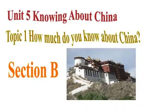 仁爱版初中英语九年级下册Unit 5topic 1section
