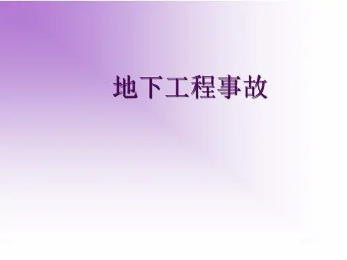 上海地铁4号线重大事故分析
