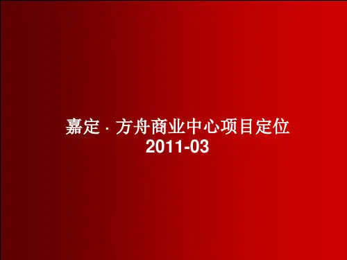 某某商业中心项目定位报告