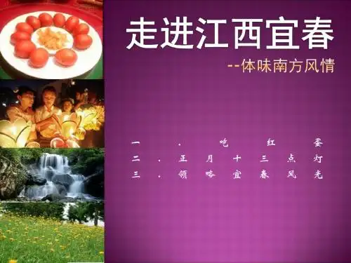 走进江西宜春PPT