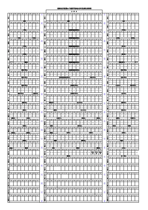 教师节庆祝大会名单及座位安排表