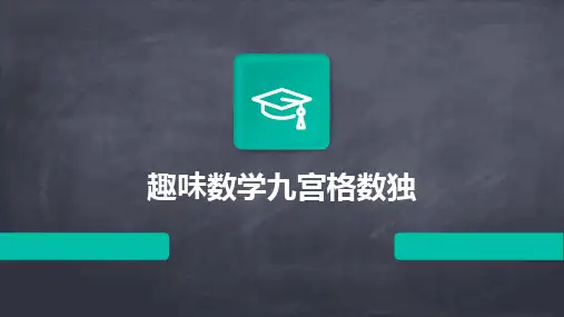 趣味数学九宫格数独