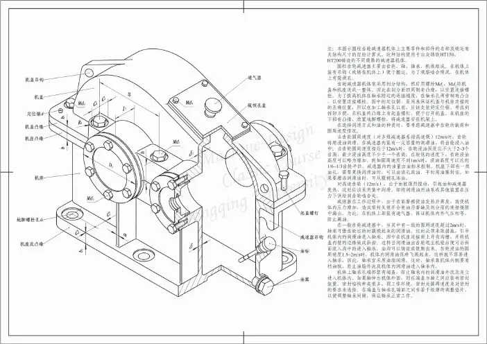 4-机械设计(基础)课程设计图例1(A4)