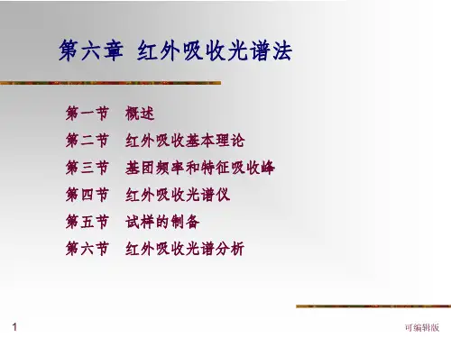 仪器分析第四版红外吸收光谱法