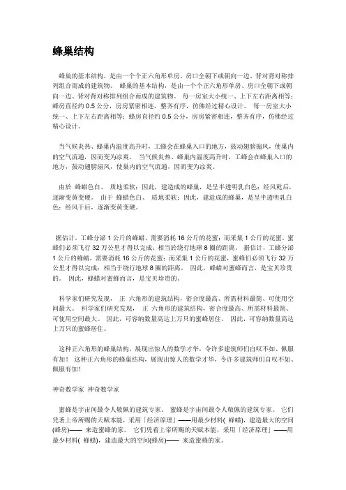 蜂巢结构