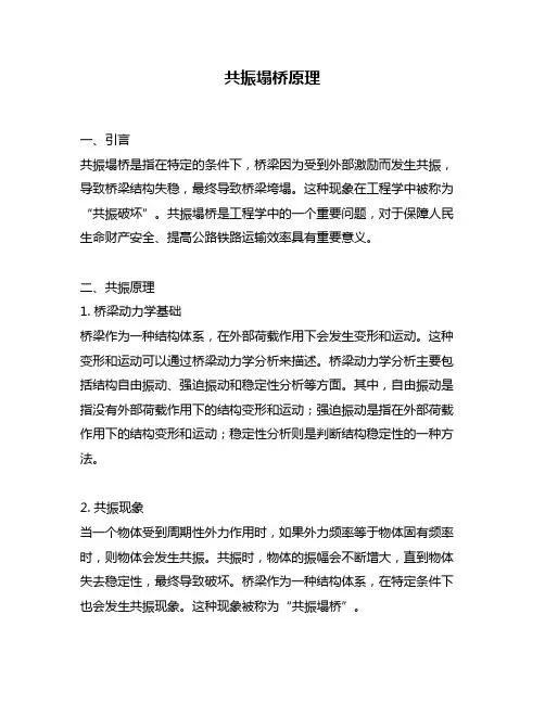 共振塌桥原理