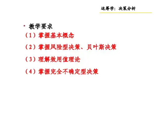 运筹学2013年复习