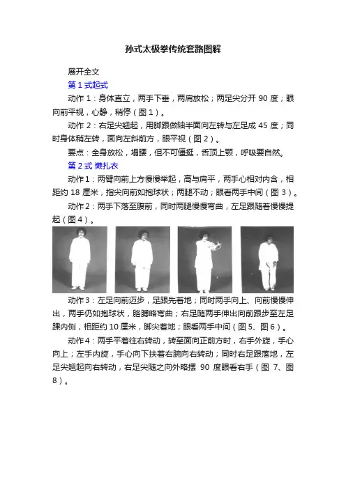 孙式太极拳传统套路图解