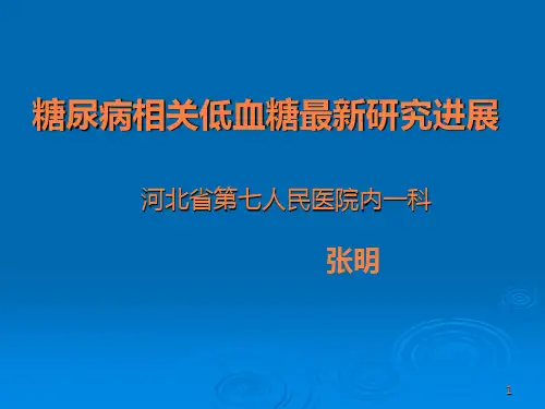 低血糖讲ppt课件