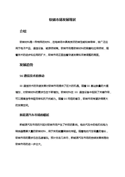 2024年软磁市场发展现状