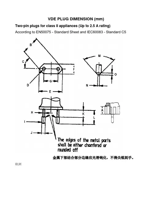 插脚安规尺寸