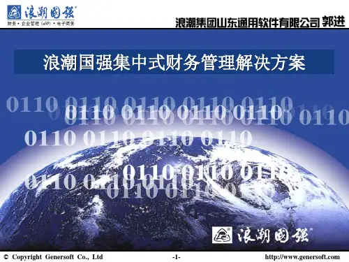 浪潮国强集中式财务管理.PPT
