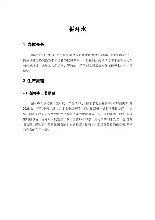 循环水操作规程