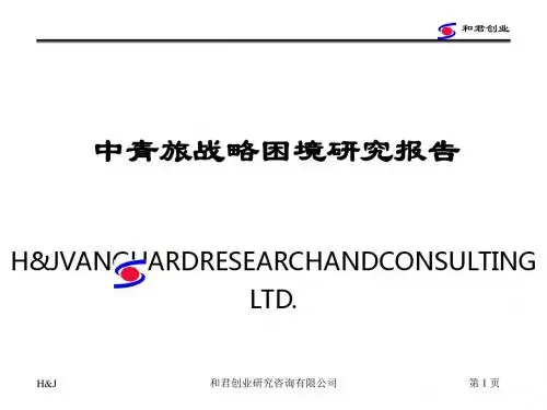 中青旅战略困境研究报告(PPT34张)