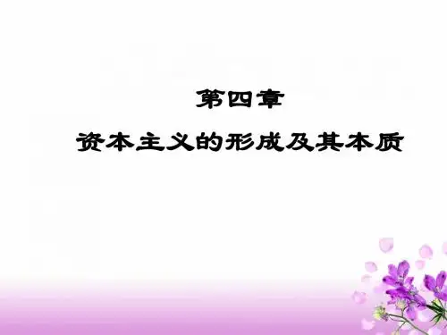马克思主义基本原理概论(公共基础课) 第四章