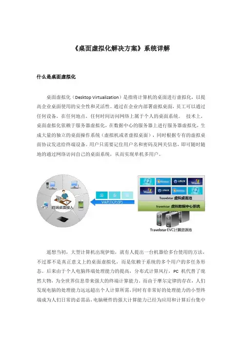 《桌面虚拟化解决方案》系统详解