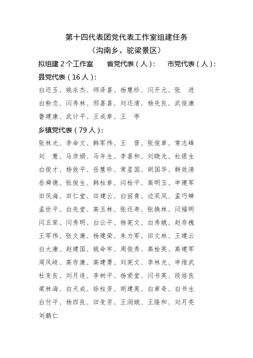 党代表工作室