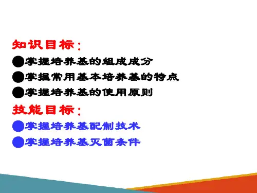 药用植物组培快繁培养基及配制技术
