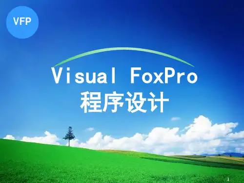 大学VF课件 程序第一课(vf的基础知识)