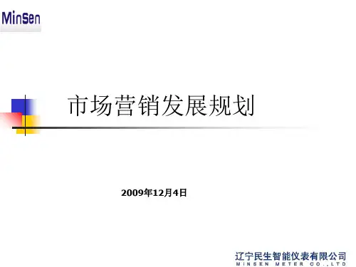 市场营销发展规划ppt课件