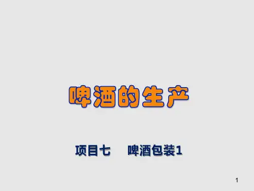 啤酒包装 - 瓶装啤酒的包装