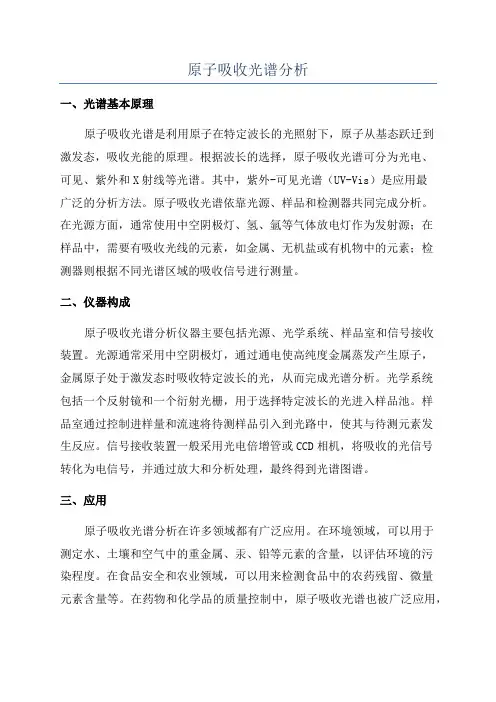 原子吸收光谱分析