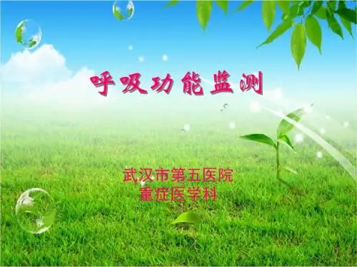 呼吸功能监测