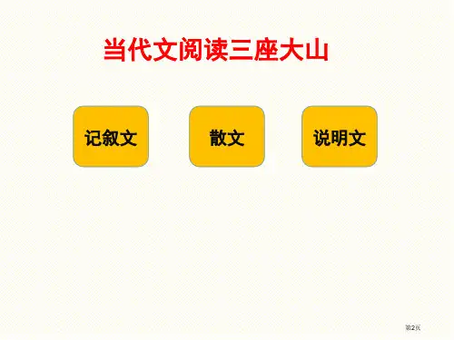 部编版六年级语文下册复习阅读理解第2课时市公开课一等奖省优质课获奖课件.pptx