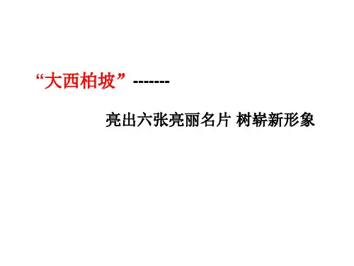 大西柏坡发展