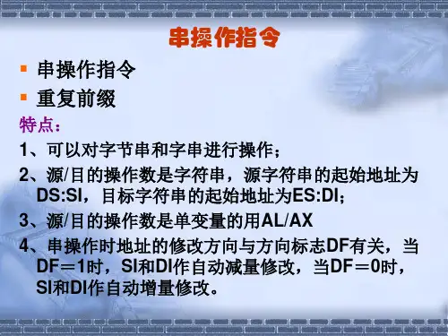 串操作指令