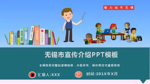 江苏无锡市宣传介绍动态PPT模板(图文)