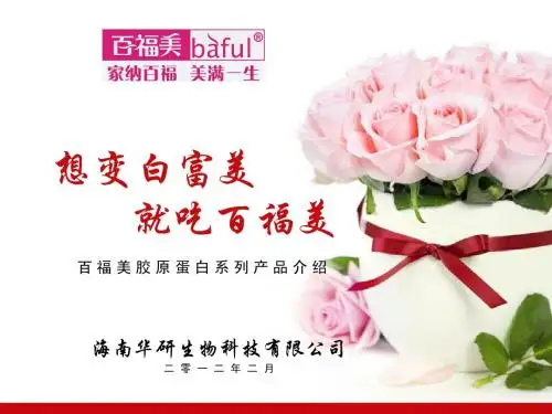 百福美胶原蛋白产品介绍