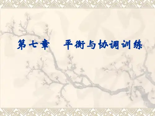 平衡与协调的训练ppt课件