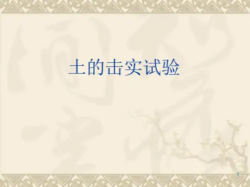土工标准击实试验-精选版
