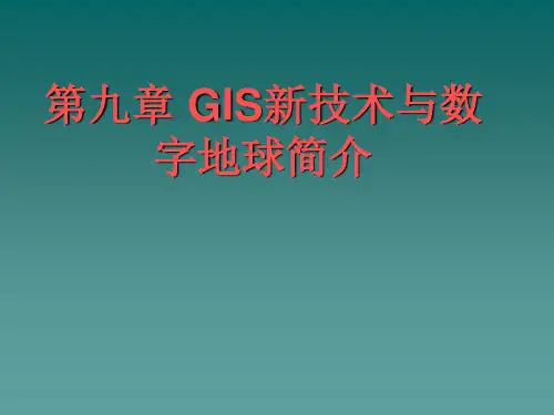 地理信息系统 第九章