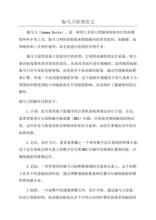 伽马刀原理范文