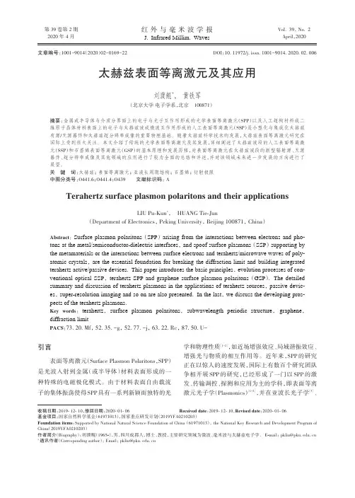 太赫兹表面等离激元及其应用