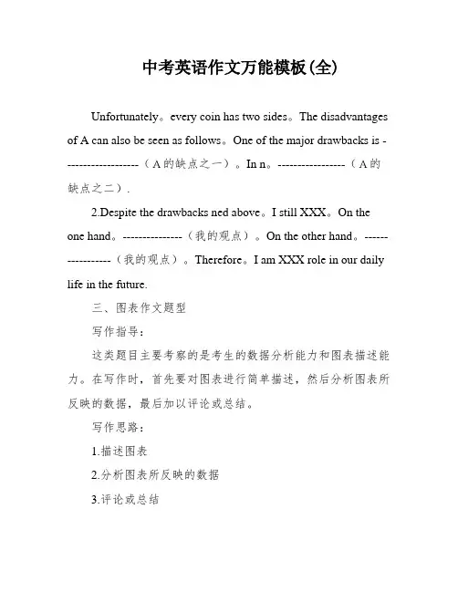 中考英语作文万能模板(全)