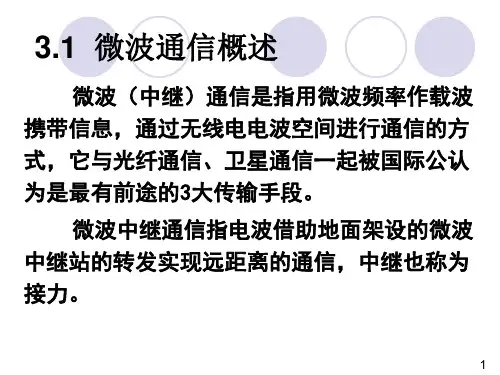 第3章数字微波通信系统