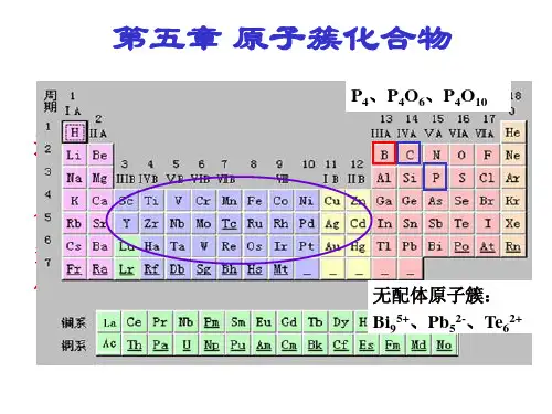第5章 原子簇化合物