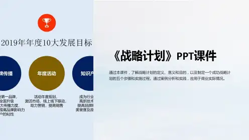 《战略计划》课件