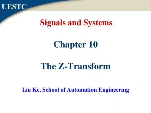 第十章讲义——Z变换