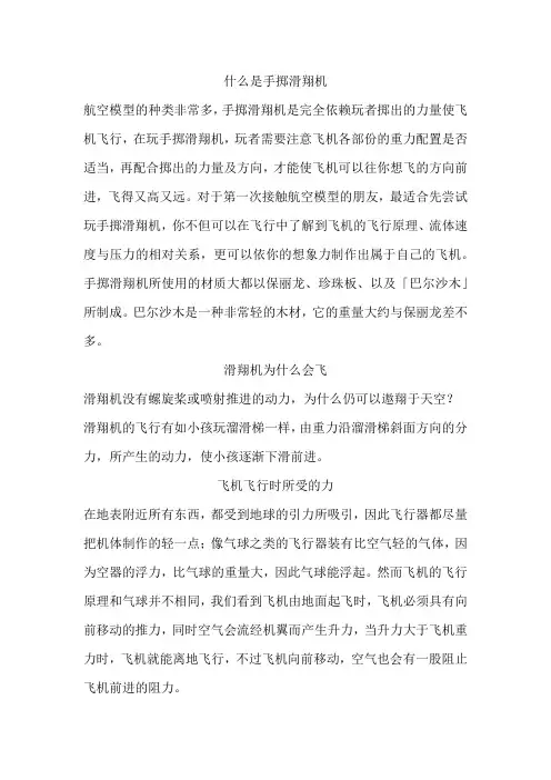 什么是手掷滑翔机