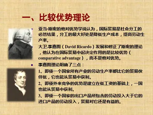 第二章  国际市场营销的理论基础  《国际市场营销》PPT课件